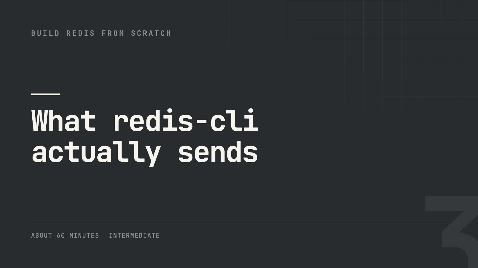 What redis-cli actually sends
